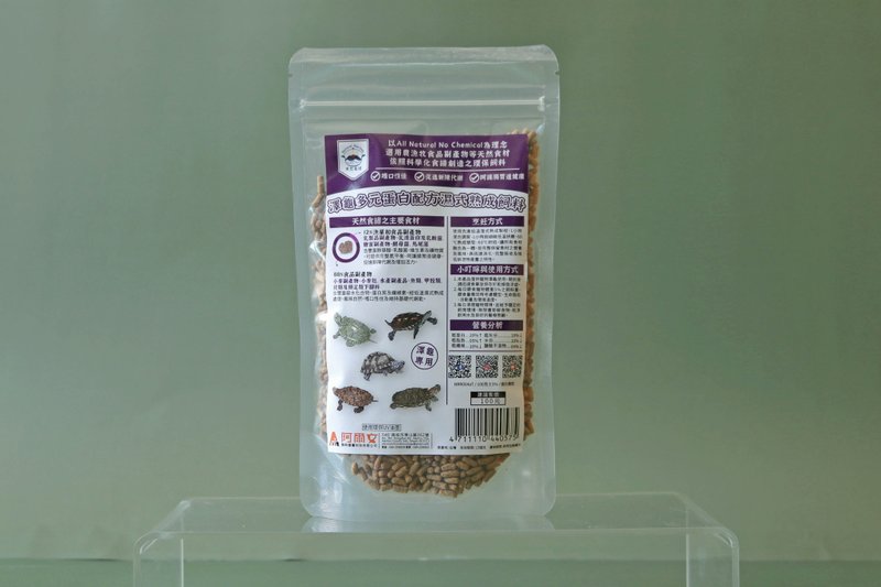 【天然食谱】泽龟多元蛋白配方湿式熟成饲料 100g - 其他 - 其他材质 紫色