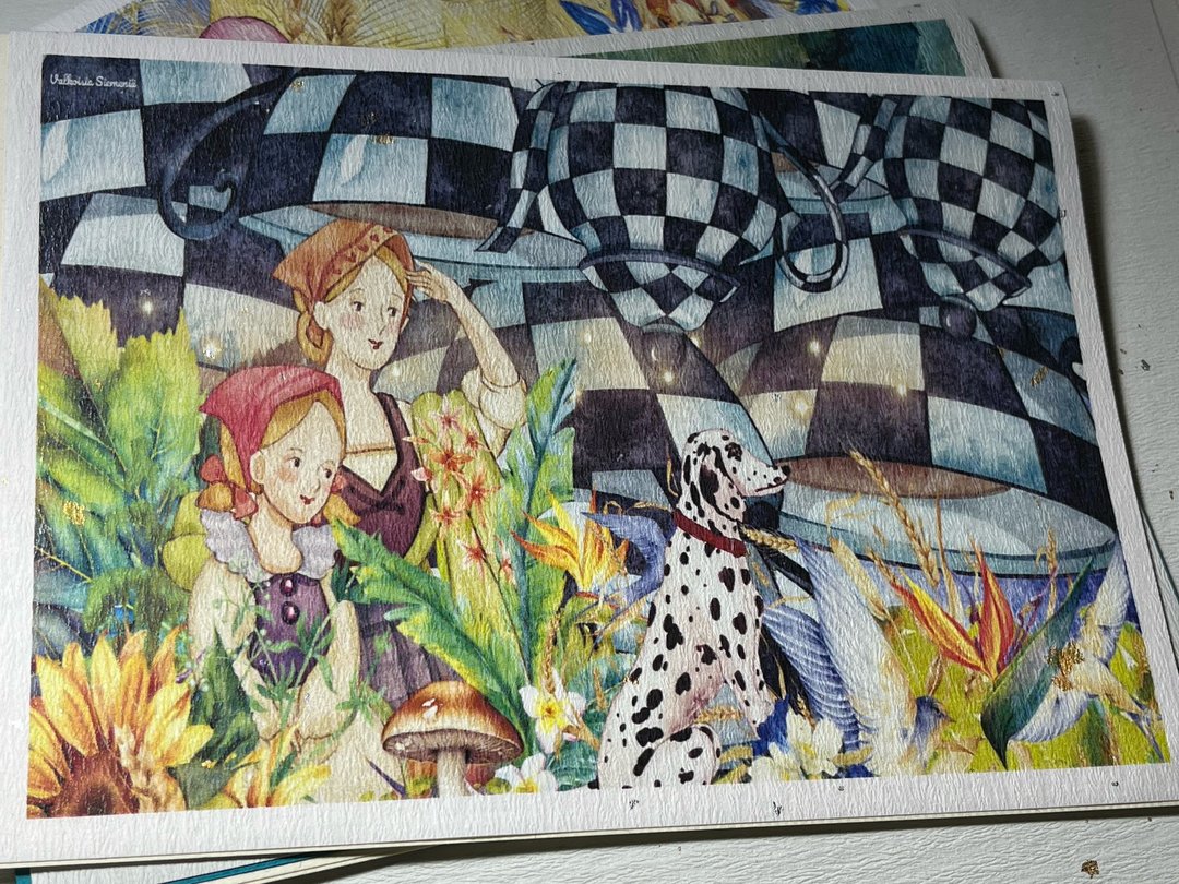 A5设计师手作卡片组共2款   祸福相依   生日礼物 正能量 伴手礼 - 笔记本/手帐 - 纸 