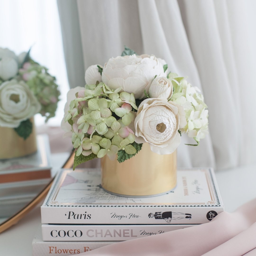 WHITE CREAM - Aromatic Paper Tube Box - 摆饰 - 纸 白色