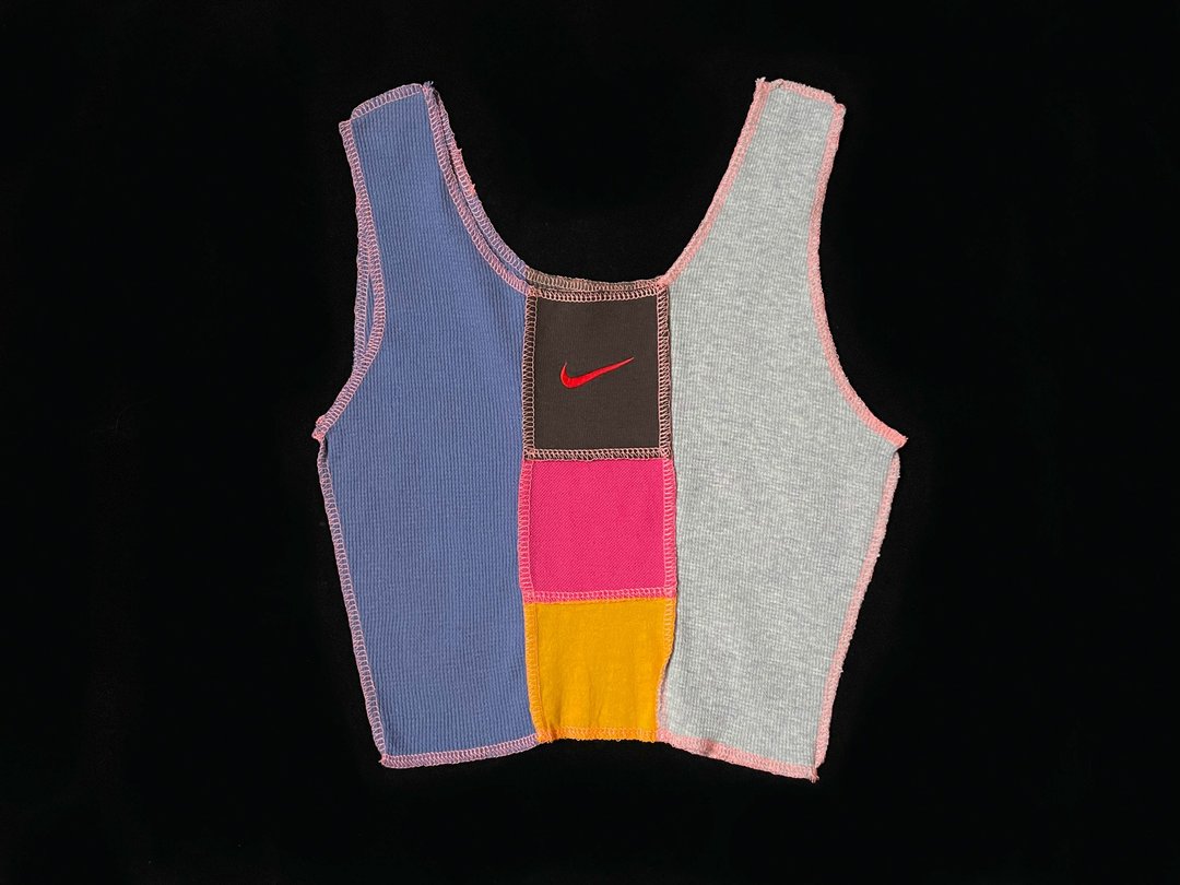 REGETHER 古着改制 NIKE 螺纹针织背心-背心式-14 - 女装背心 - 棉 多色