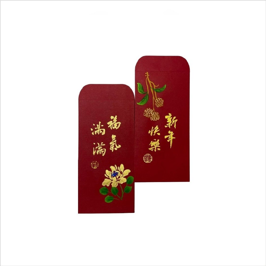 春华工坊/手写手绘红包袋/RP08-2026 - 墙贴/壁贴 - 纸 红色