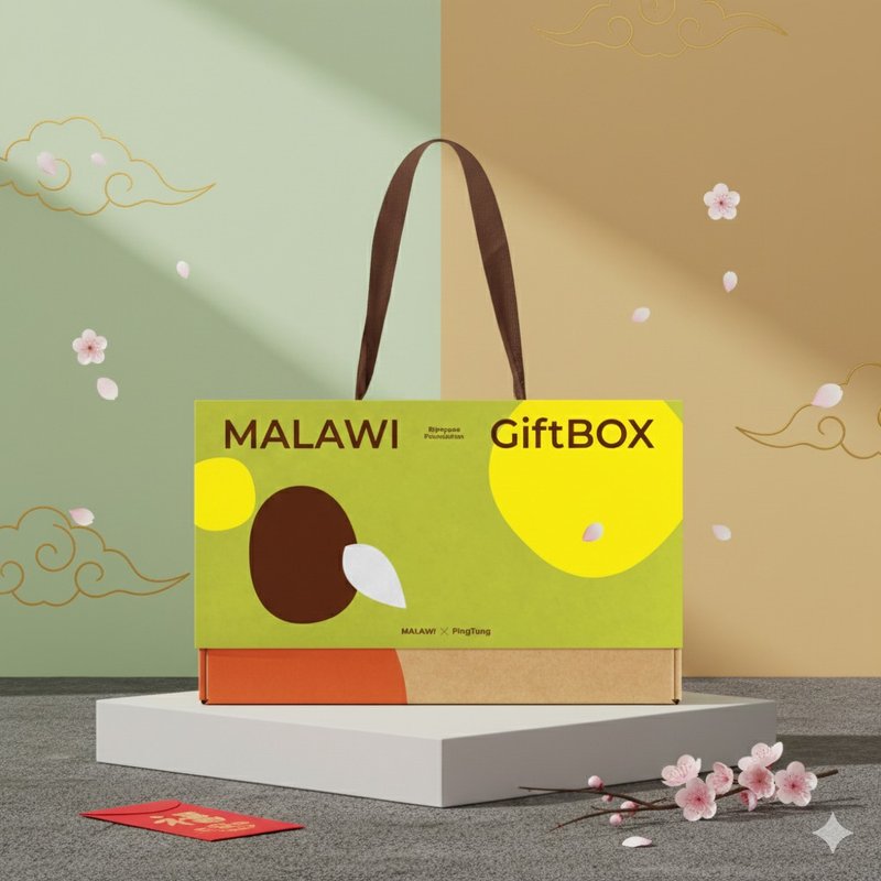 春节公益礼盒【是柠】铁盒饼干x马拉威伯爵红茶 - 蛋糕/甜点 - 纸 绿色