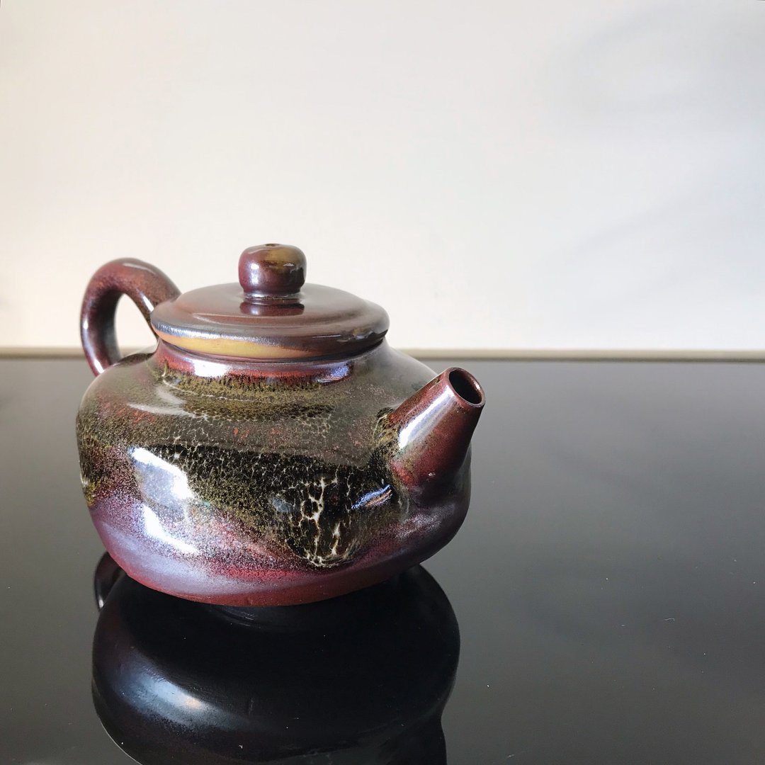 珏册陶瓷坊-形之•变型壶/茶壶、手拉坯、手作、茶具、孤品/盒装 - 茶具/茶杯 - 陶 橘色
