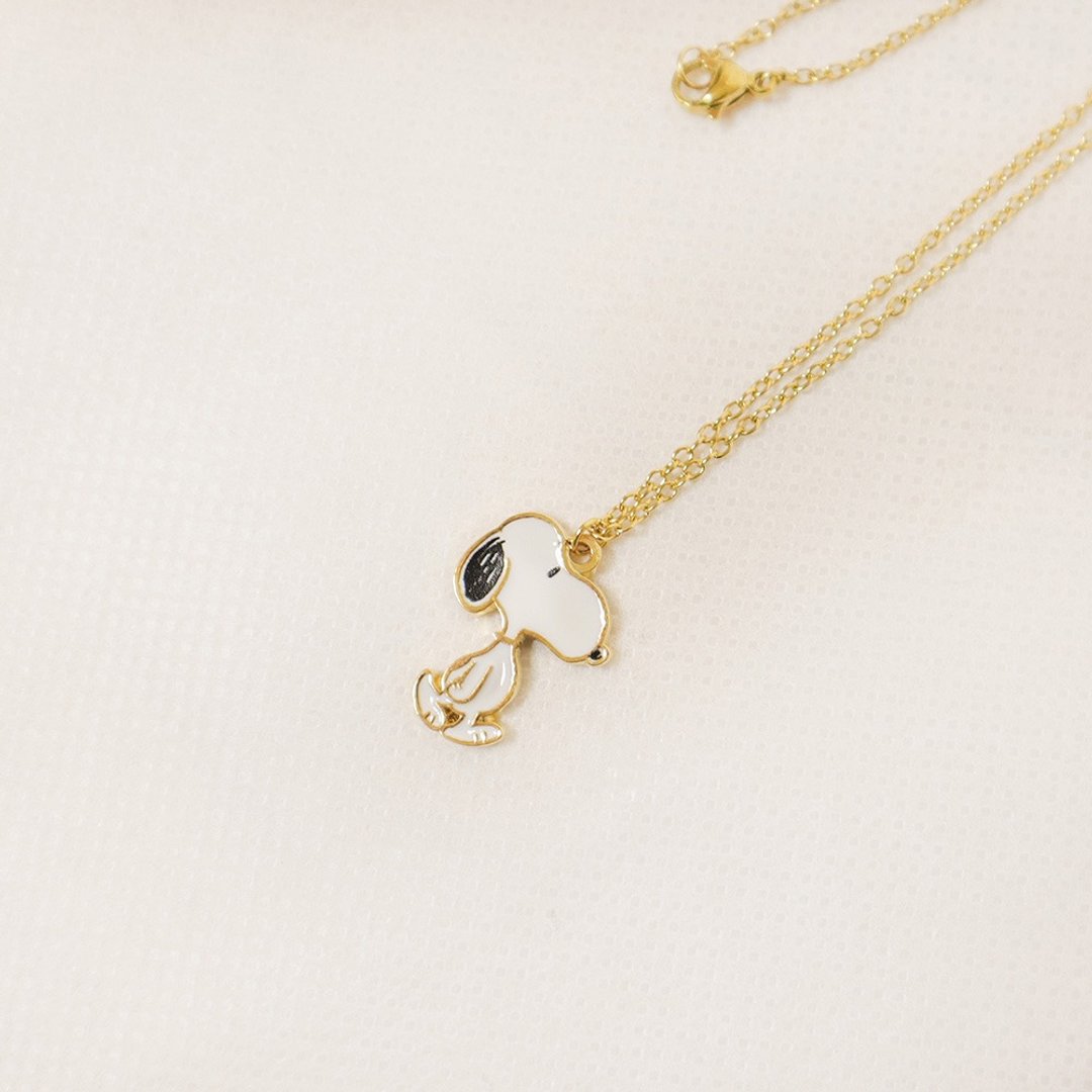 【卡片项链Card Necklace】史努比-本体款 - 项链 - 其他金属 
