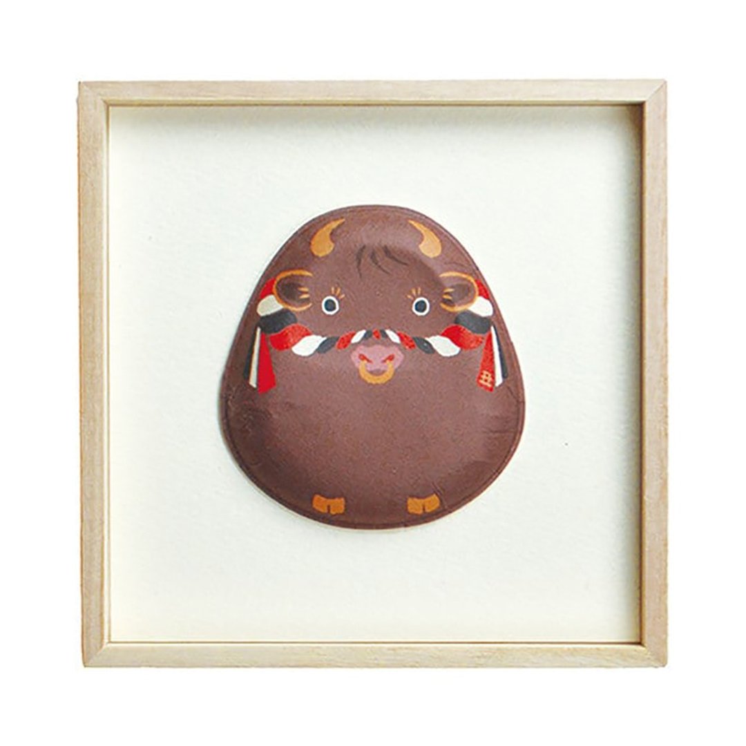 Washi Wall Decoration - Fukura,  New Year Series, 1 type of  the Ox - 墙贴/壁贴 - 纸 