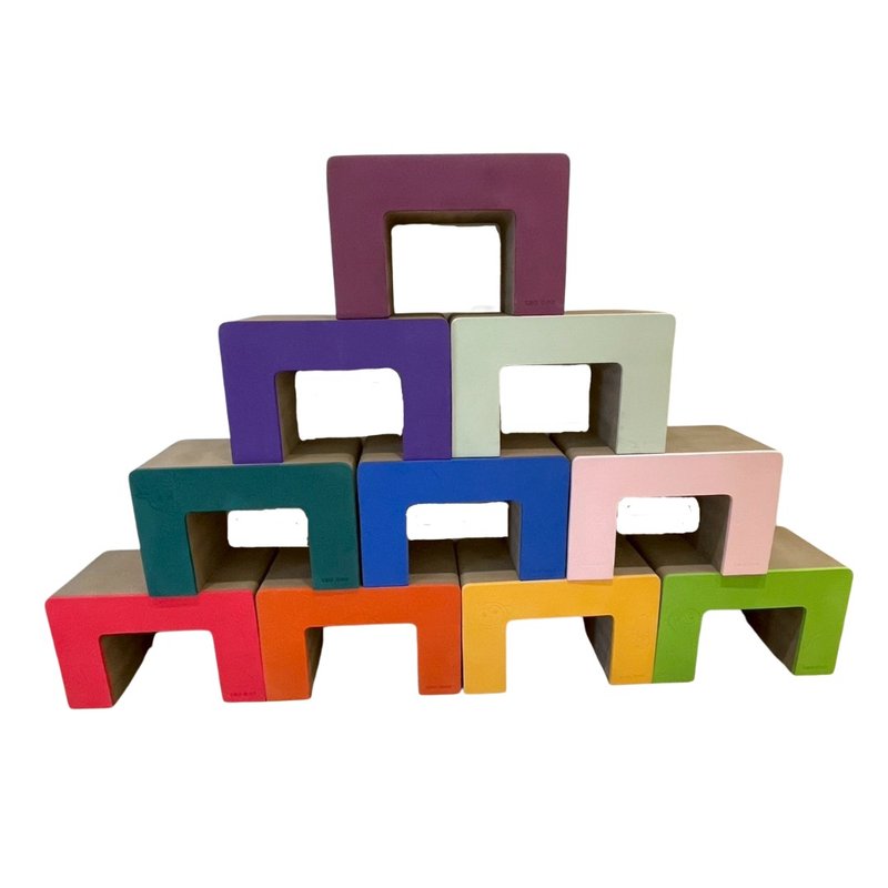 多功能ㄇ型椅 - 椅子/沙发 - 环保材料 红色