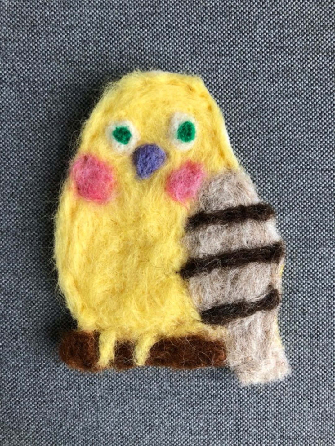 Bird brooch - 胸针 - 羊毛 