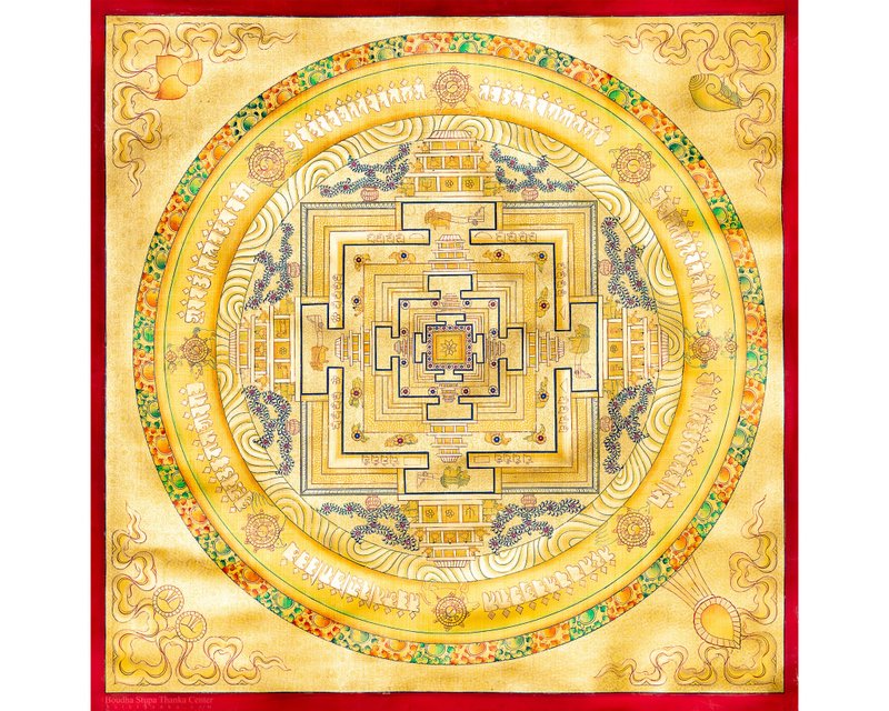 神秘时轮曼荼罗 宇宙的能量 - 墙贴/壁贴 - 其他材质 多色