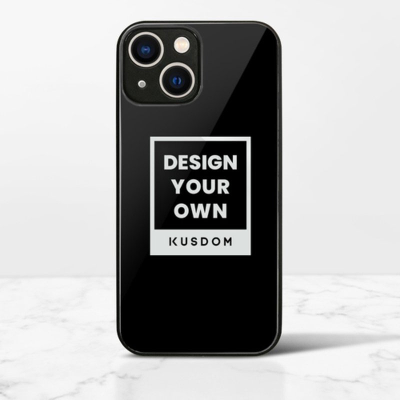 【定制化礼物】iPhone 13 丨mini丨Pro丨Pro Max钢化玻璃壳 - 手机壳/手机套 - 其他材质 白色