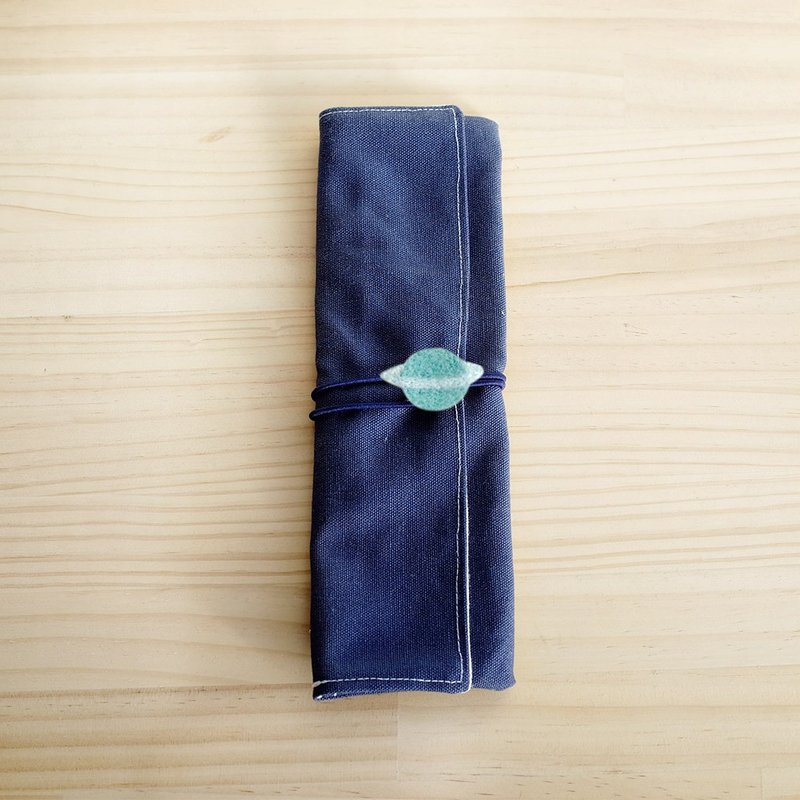 【Q-cute】餐具袋系列-土星 - 其他 - 棉．麻 多色