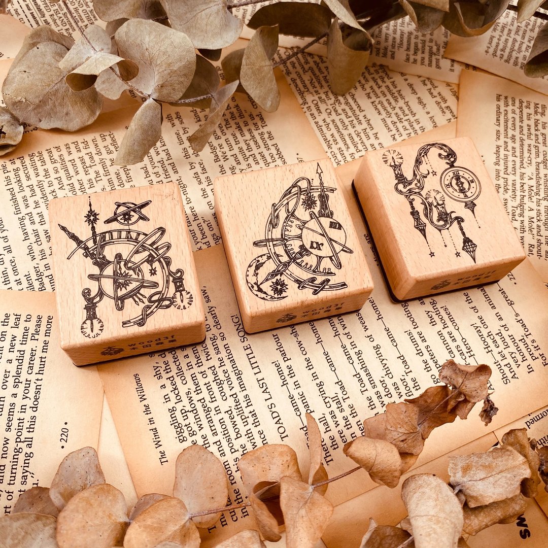 時光寶盒系列.B / 櫸木印章 - 印章/印台 - 木头 卡其色