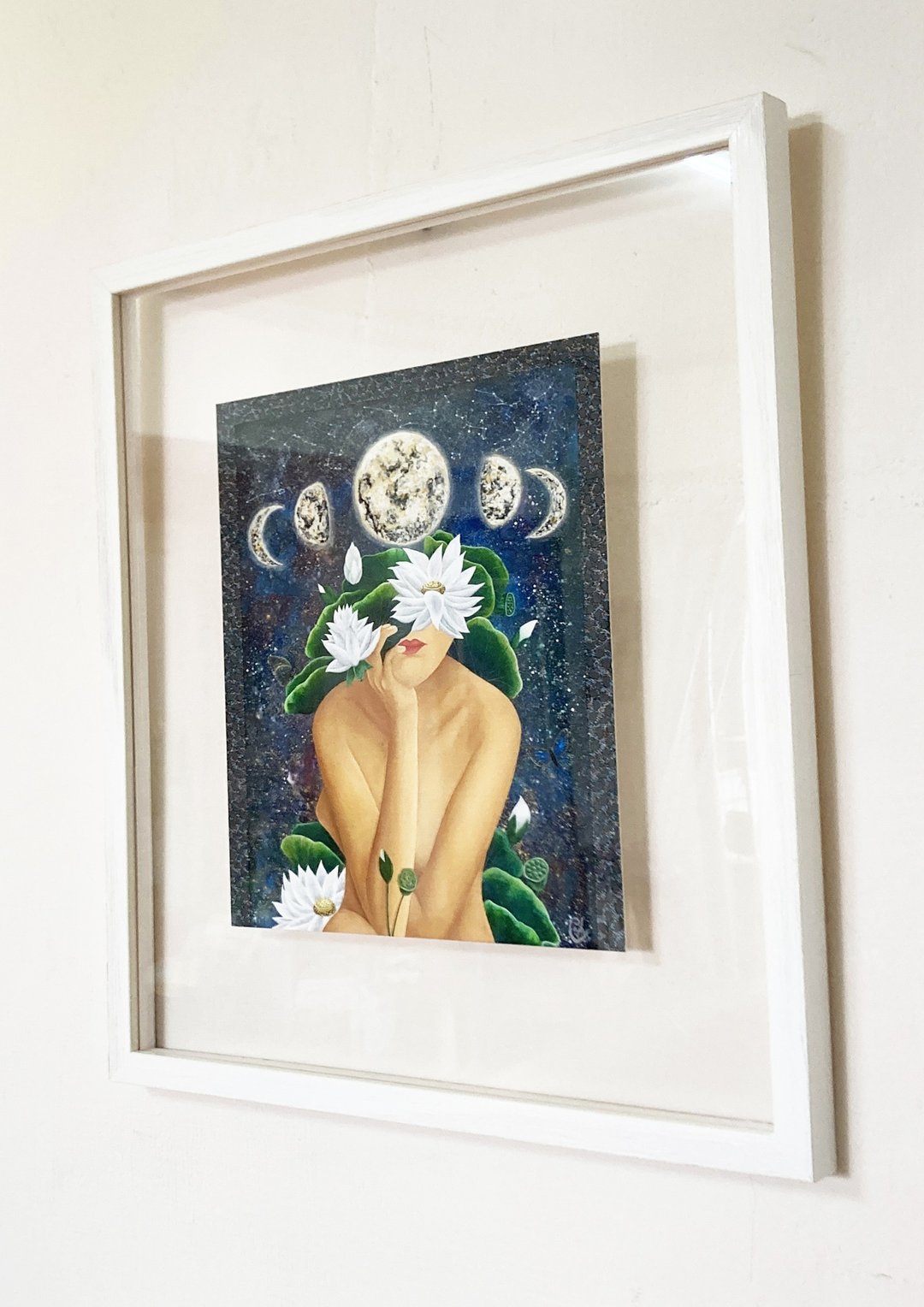 静月下的悄悄话  艺术微喷  限量版画 精选相框 Giclée Print - 海报/装饰画/版画 - 纸 多色