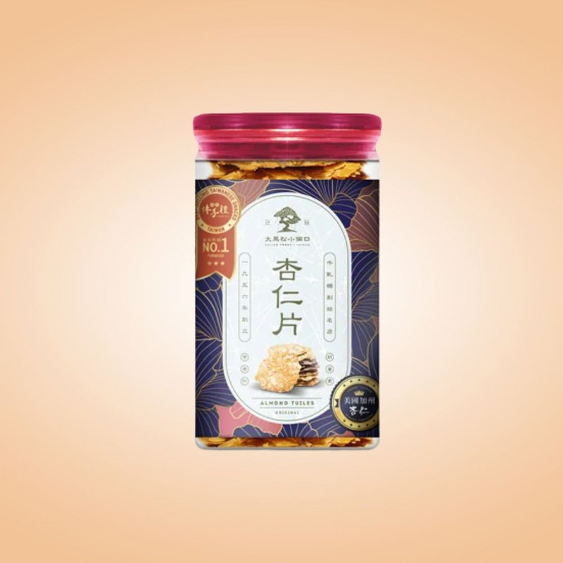 【大黑松小俩口】罐装杏仁片 285g - 零食/点心 - 其他材质 