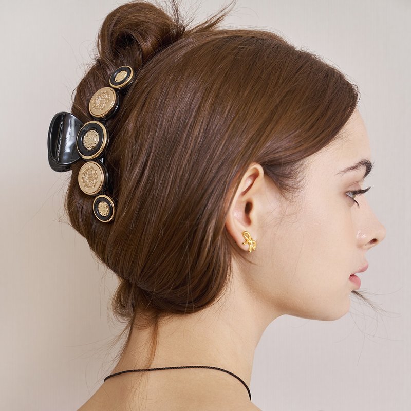 Debora 发夹 L - 发饰 - 其他材质 黑色