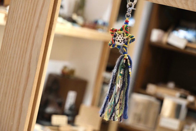 星星捕梦网挂饰 - 摆饰 - 棉．麻 蓝色