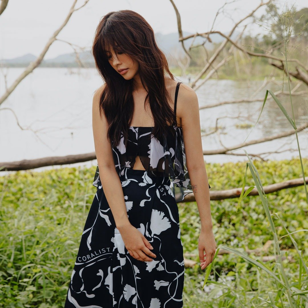 'Scene' - Beach to go pants in Midnight Garden (CRBW147) - 女装泳衣/比基尼 - 其他材质 