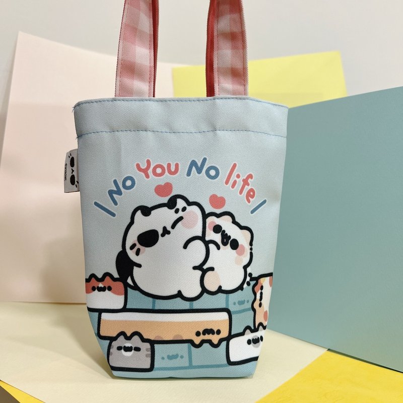 【新款】坏喵与毛喵 - 饮料提袋 / 生日礼物 疗愈 实用 收纳袋 - 手提包/手提袋 - 其他材质 