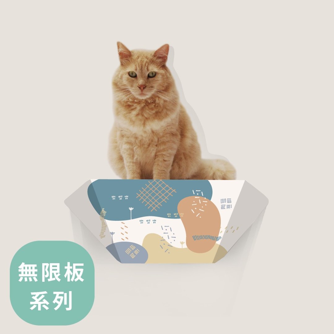 SWEE无限猫跳板45cm- 编织时光-原创设计 - 抓板/跳台 - 纸 多色