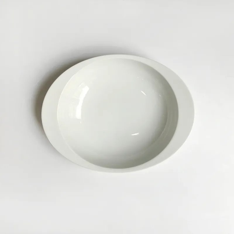 【303select】有田烧 日本 匠の藏 白瓷极上小咖喱碗盘 - 盘子/餐盘/盘架 - 瓷 