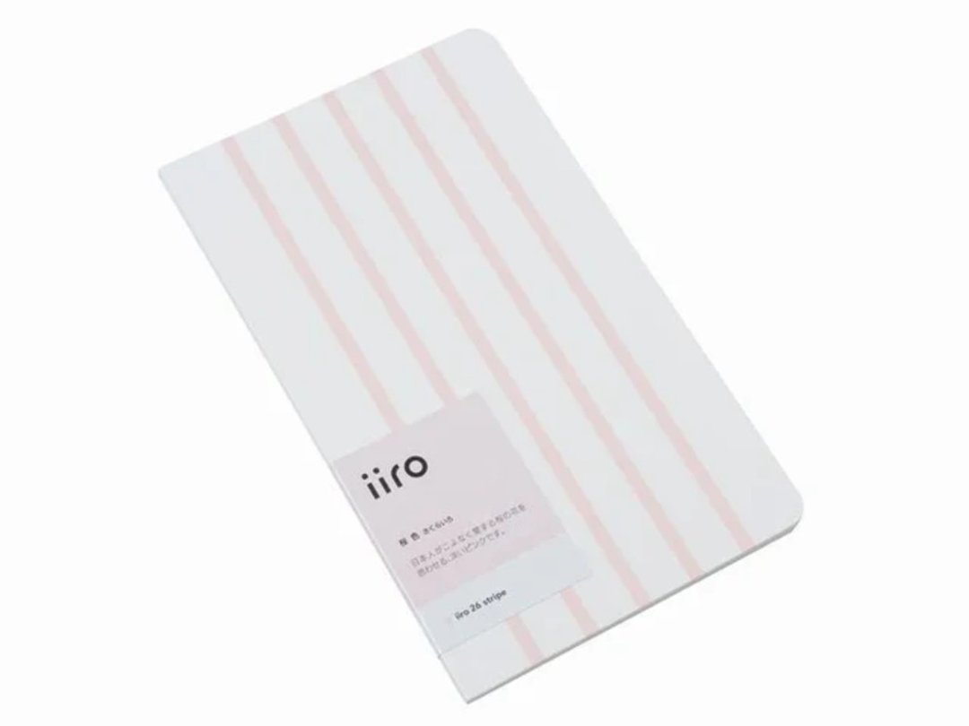 神戸派计画 iiro 26 条纹 (樱花色) - 笔记本/手帐 - 纸 多色