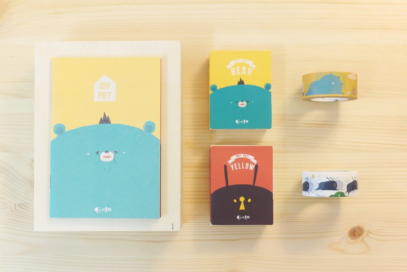 【限定优惠】小黄间My Pet优惠组-纸胶带&微图本 - 纸胶带 - 纸 多色