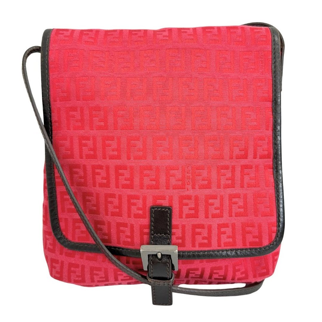 【日本直送】FENDI 经典 FF 缇花系列 帆布肩背包 8BT052 女性用【二手】 - 侧背包/斜挎包 - 棉 粉红色
