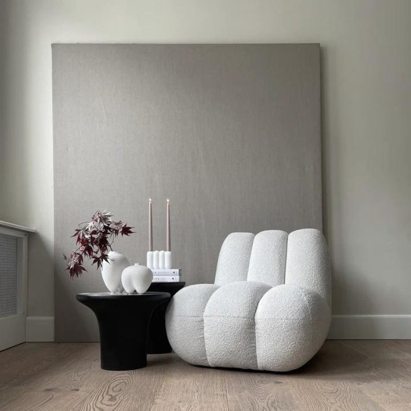 Sumo Vase Slim Petit - 陶 花器 娇巧型 - 花瓶/陶器 - 陶 白色