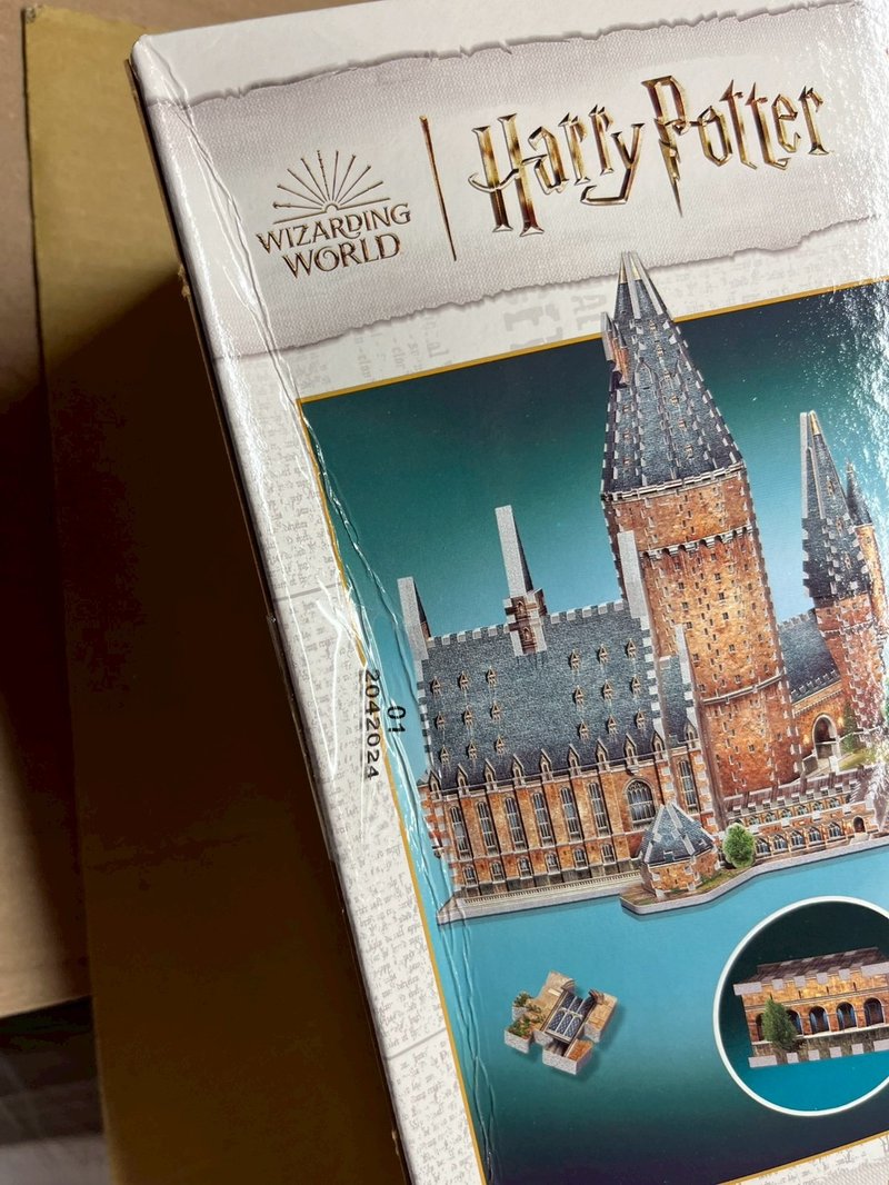 不伤心福利品 霍格华兹大厅 - 利波特 850 片拼图 Wrebbit 3D - 拼图 - 其他材质 