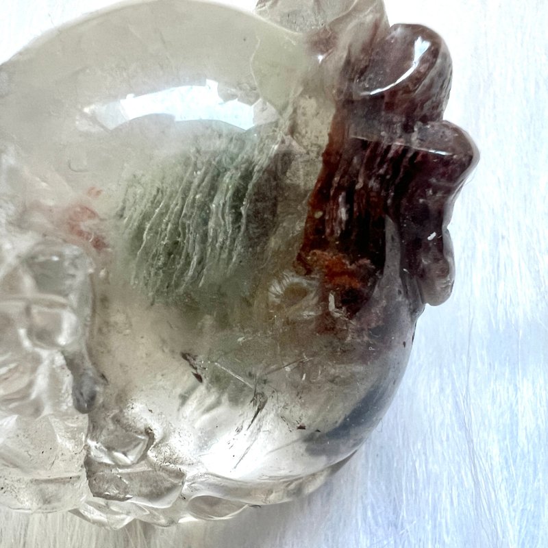 千层绿幽灵龙龟 | 水晶 | 水晶龙龟 | 水晶摆件 - 摆饰 - 水晶 绿色