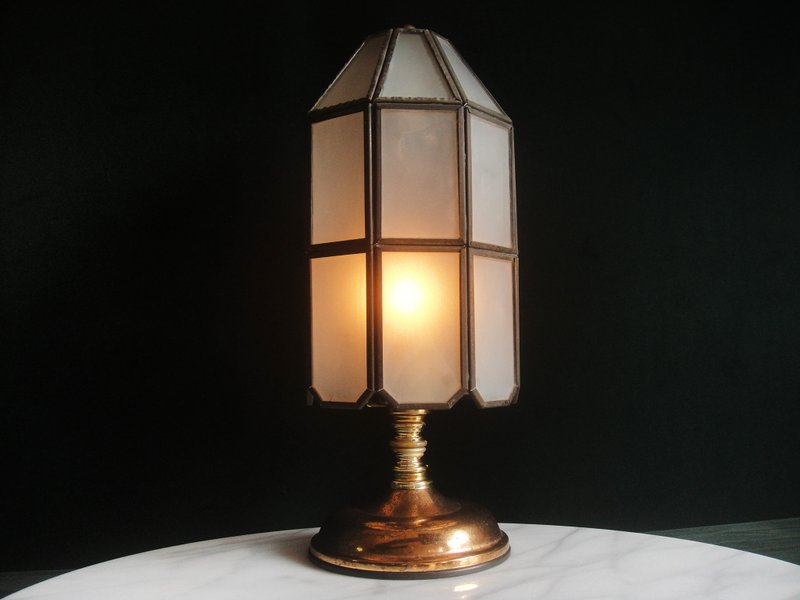 【老时光 OLD-TIME】早期二手台湾制玻璃桌灯#2 - 灯具/灯饰 - 其他材质 多色