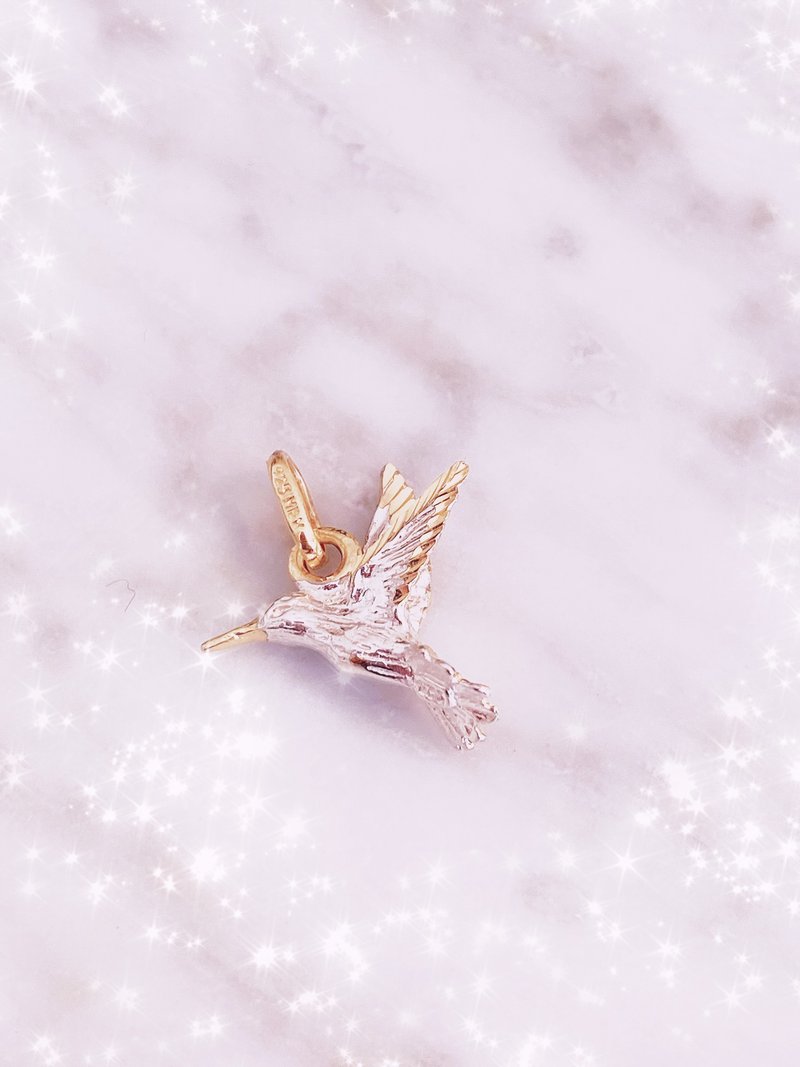 小蜂鸟森林女神colibri - 项链 - 纯银 多色