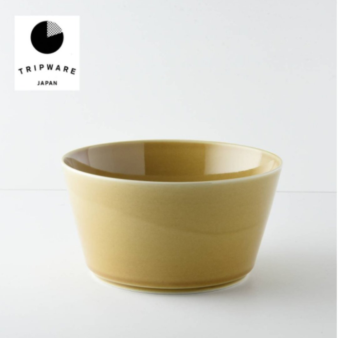 【Trip Ware Japan】直碗-无盖 日本制 美浓烧 (焦糖棕) - 盘子/餐盘/盘架 - 陶 