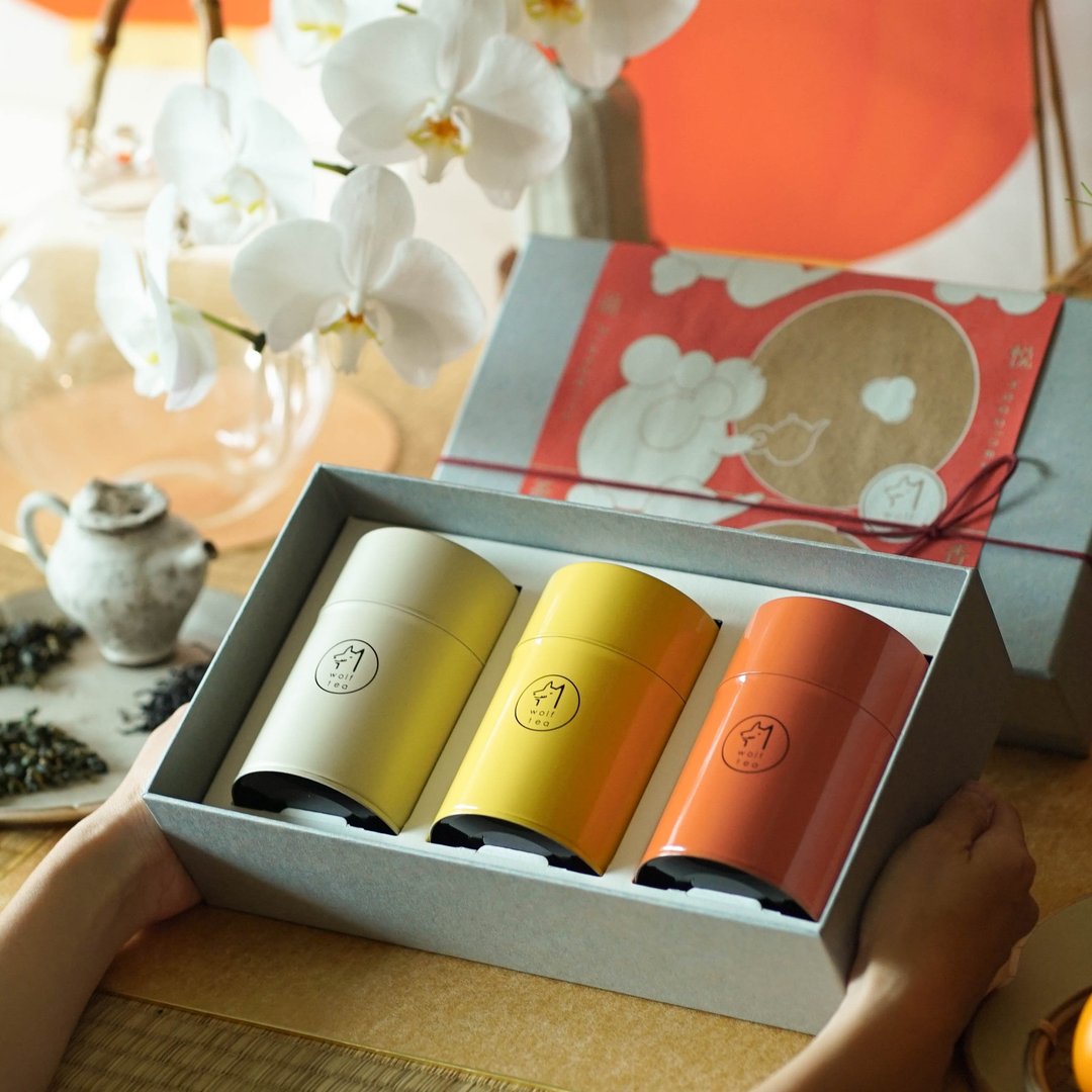 【兔年限定优惠】萌兔大福 | 台湾单品茶礼 (叁罐入) - 茶 - 新鲜食材 