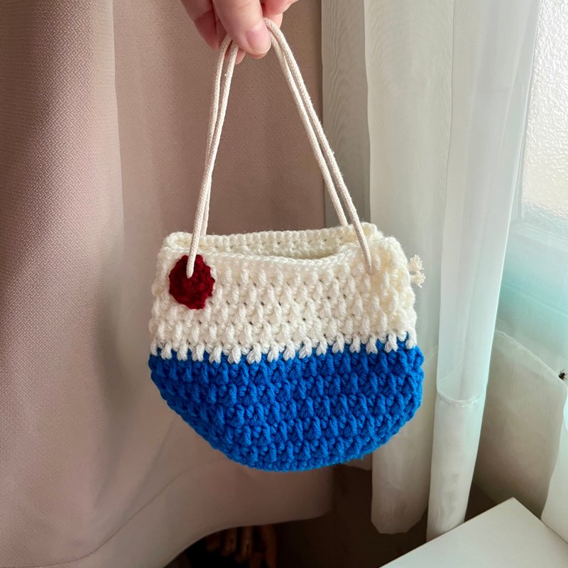 敲可爱富士山图案小手提包 - 手提包/手提袋 - 其他材质 多色