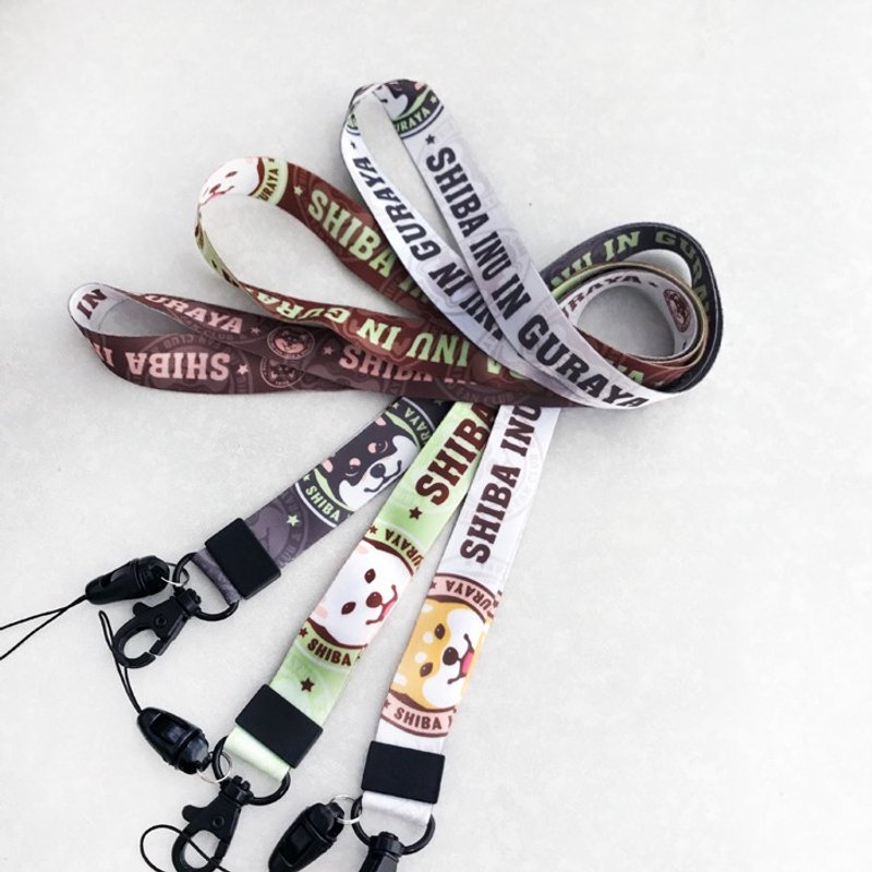 仓屋 柴犬手机绳 长短款 - 证件套/卡套 - 聚酯纤维 