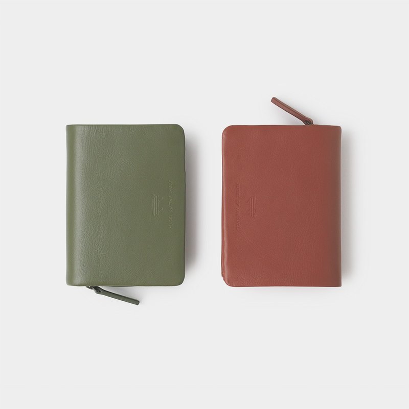 pinsel wallet : 砖红色 - 皮夹/钱包 - 真皮 红色