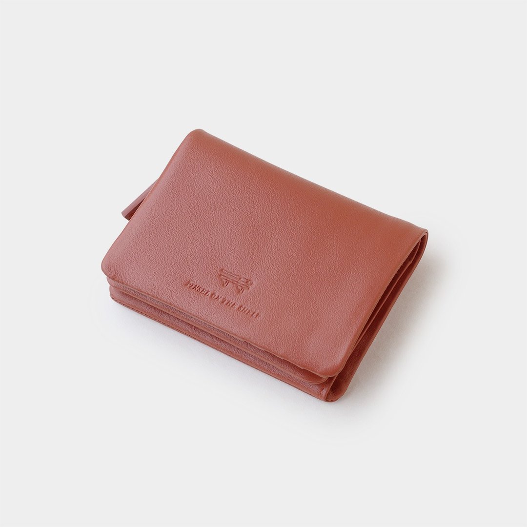 pinsel wallet：砖红色 - 皮夹/钱包 - 真皮 红色