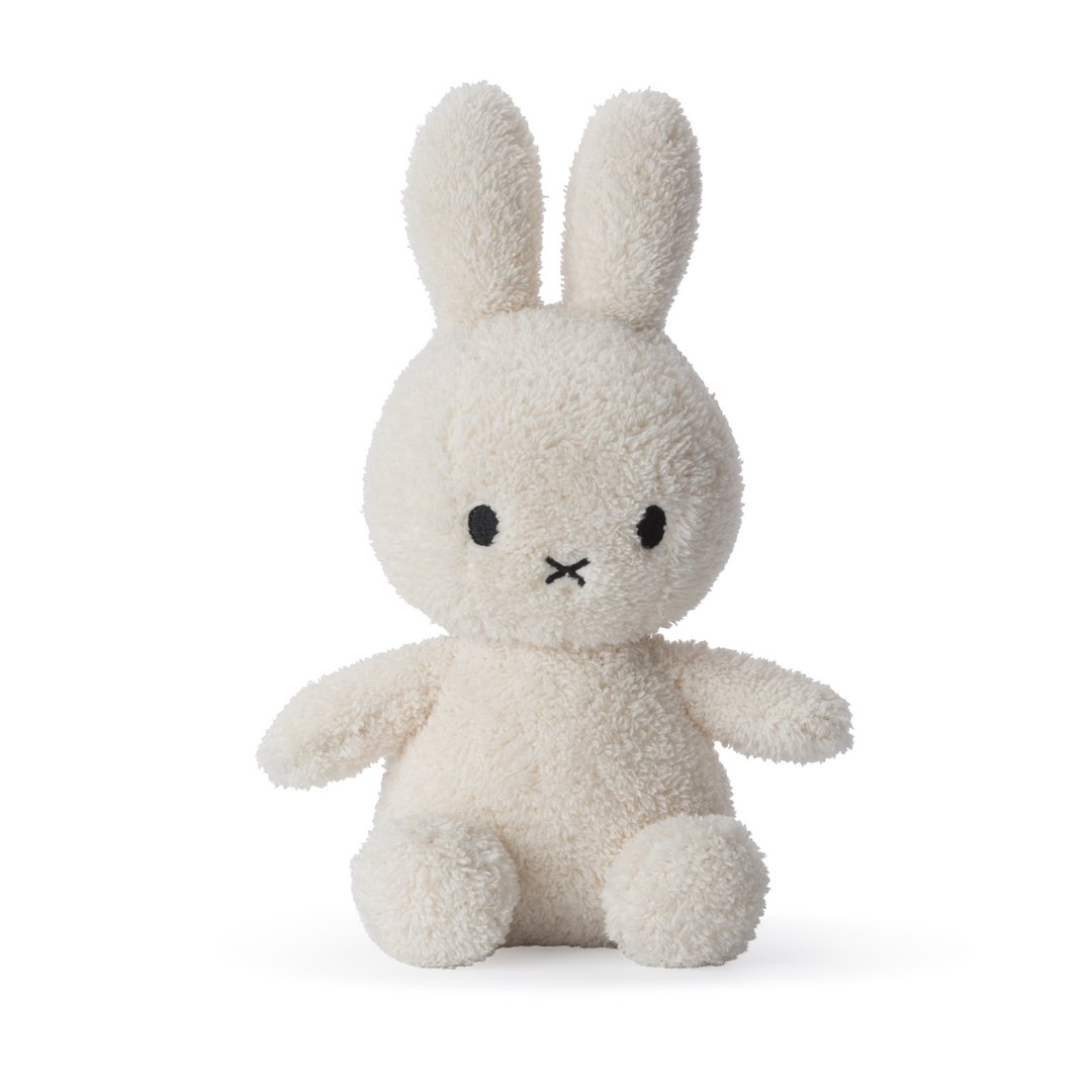 荷兰 Bon Ton Toys | Miffy 米飞兔绒毛娃娃 Terry系列 米白 23cm - 玩偶/公仔 - 其他材质 白色