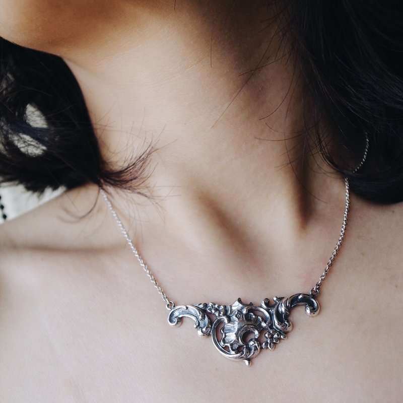 Madam Kate 手工银饰订制----我从法国来系列-海呀/项链 - 项链 - 其他金属 银色