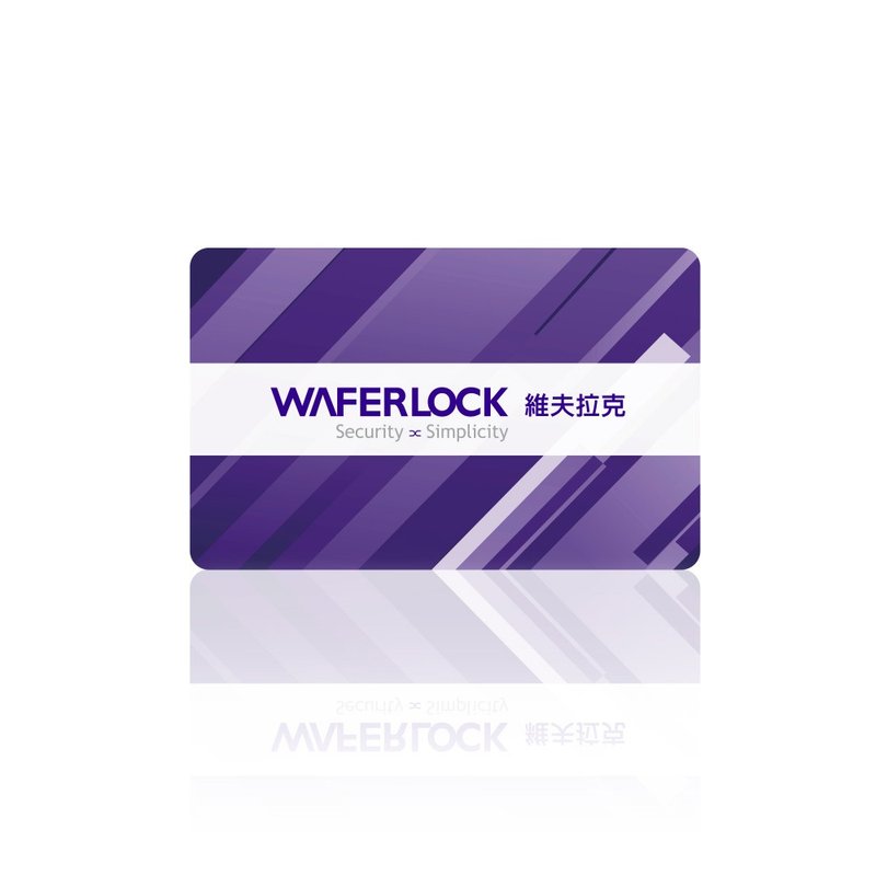 【WAFERLOCK维夫拉克】联名 iPASS一卡通 / 电子锁感应卡 - 造型悠游卡/交通卡 - 其他材质 紫色