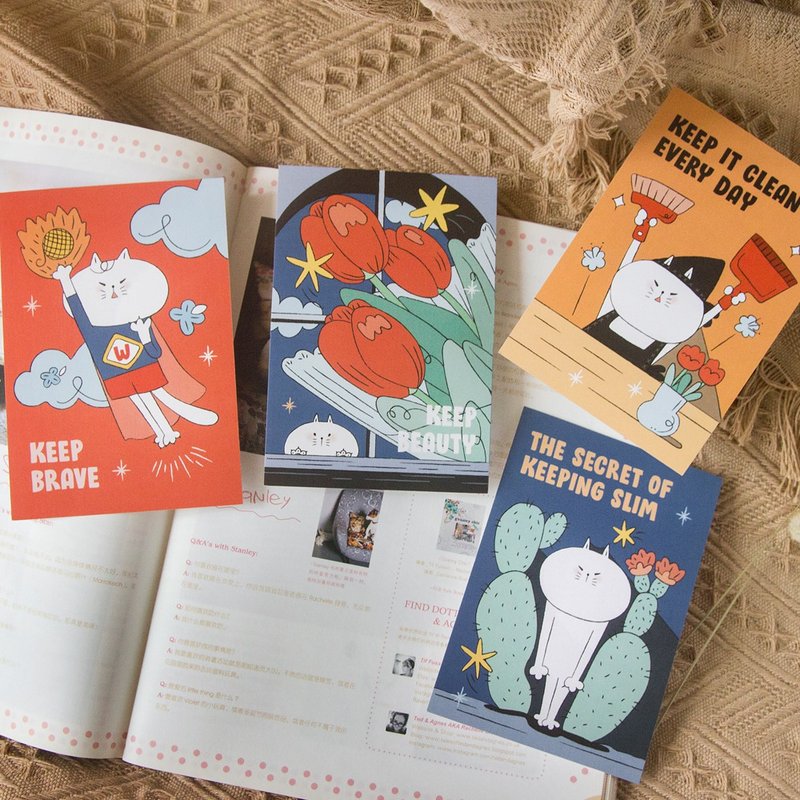 WHITEKOKO怀特可可 | keep系列 明信片 - 卡片/明信片 - 纸 