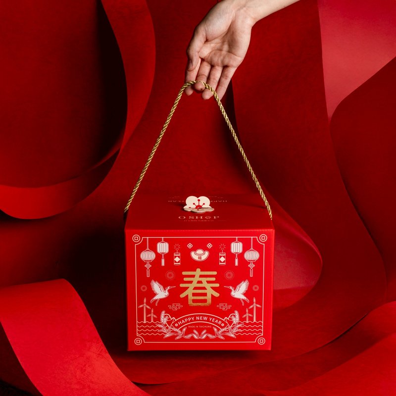 2026 【马年限定】 财神报喜 新年礼盒 手工蛋卷 - 零食/点心 - 新鲜食材 