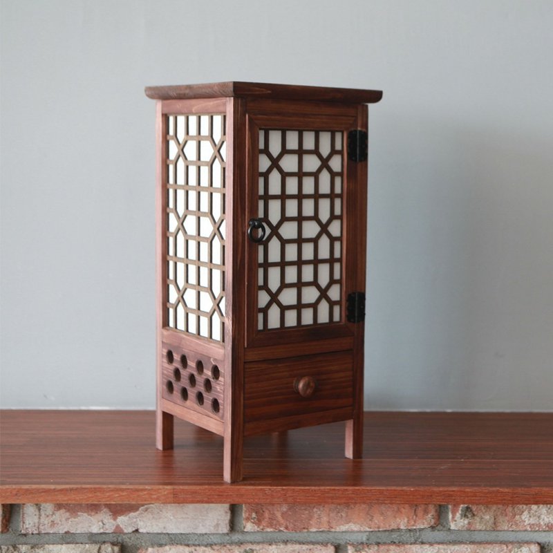 韩国传统氛围灯光 - Gwigabsal - 灯具/灯饰 - 木头 咖啡色