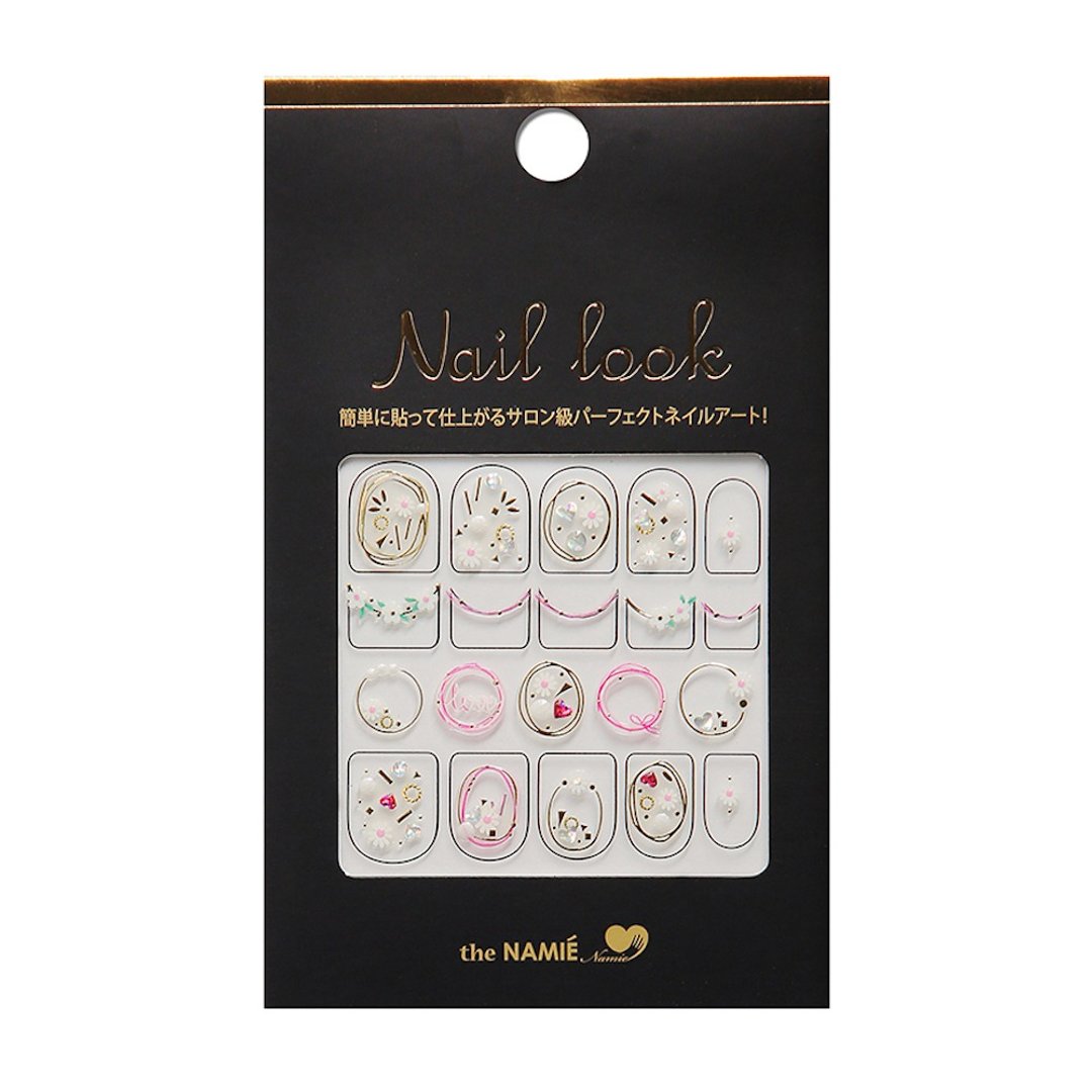 【 DIY 美甲】Nail Look 美甲装饰艺术贴纸 美丽花朵 - 指甲油/指甲贴 - 纸 金色