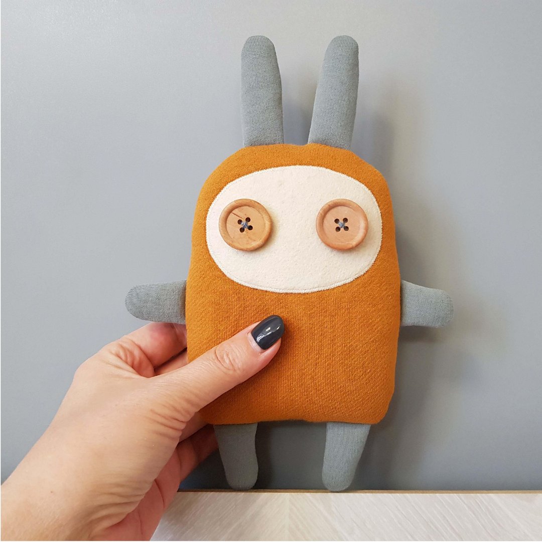 Stuffed Rabbit PDF sewing pattern rag doll tutorial in English Digital download - 手工艺教程/工具书 - 其他材质 
