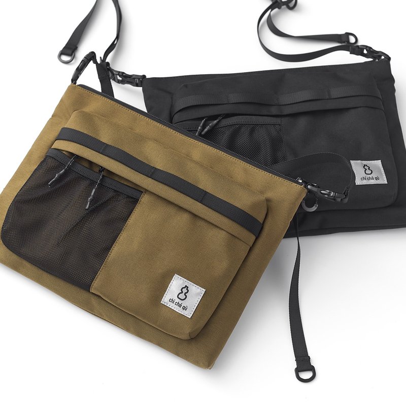 吃茶去chichaqu 户外运动轻量CORDURA多袋斜挎单肩包 - 侧背包/斜挎包 - 其他人造纤维 