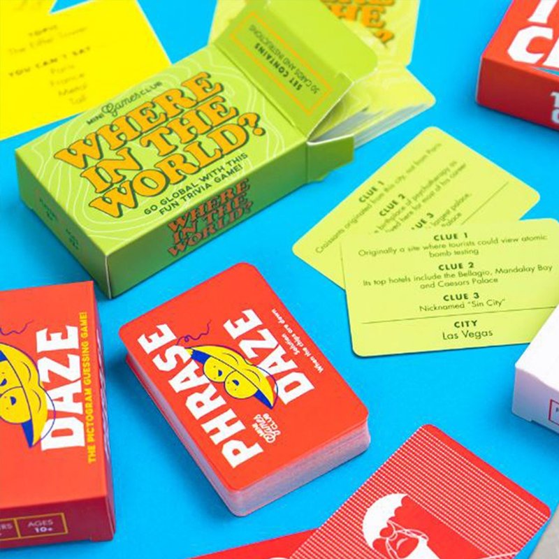 英国Professor Puzzle迷你纸牌游戏俱乐部(15款随机出) - 桌游/玩具 - 纸 