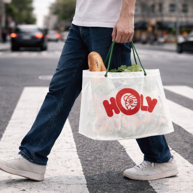 台湾虎爷吉利袋 HOLY YA 复古茄芷袋 祈福好运包 - 手提包/手提袋 - 尼龙 