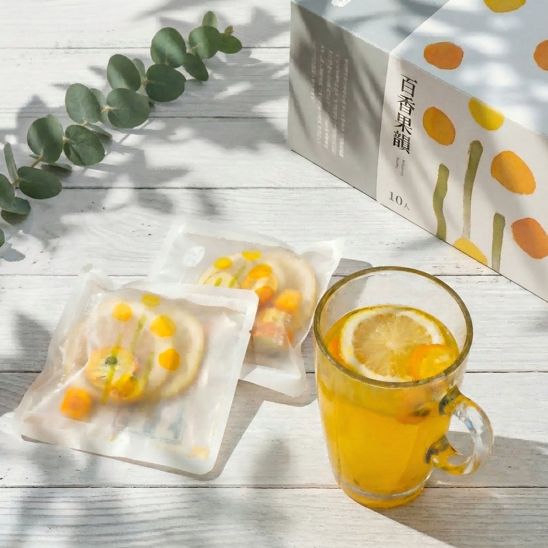Fruitea 冻干鲜果茶・百香果韵组 10 入・天然维 C・可冷泡・果干水 - 茶 - 新鲜食材 多色