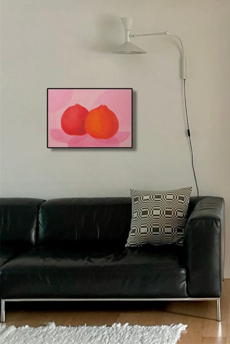 *双吉桔*  手绘油画  非印刷品 - 海报/装饰画/版画 - 棉．麻 